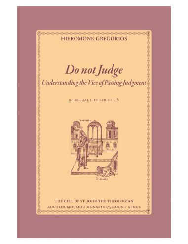 Do not judge - Understanding the vice...