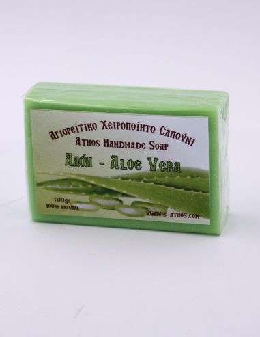 Φυσικό χειροποίητο σαπούνι αλόη 100 g